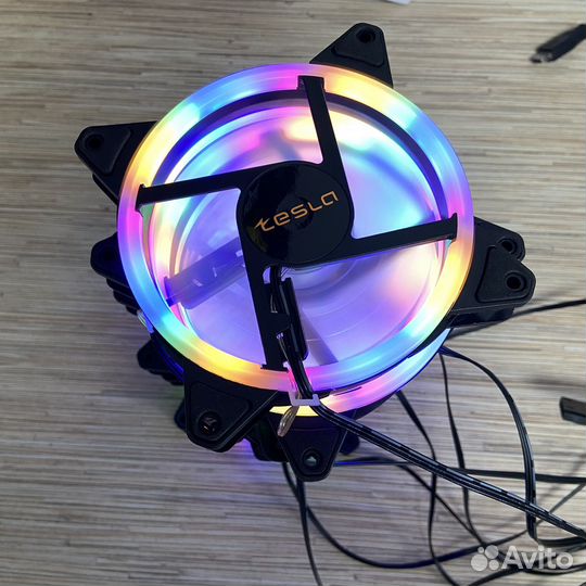 Вентиляторы 9шт ргб