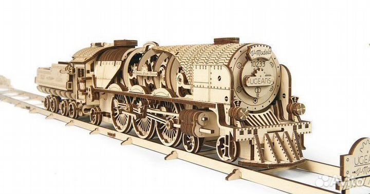 Паровоз V-Express с тендером