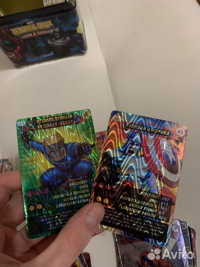 Карточки человек паук 1, 2 серия