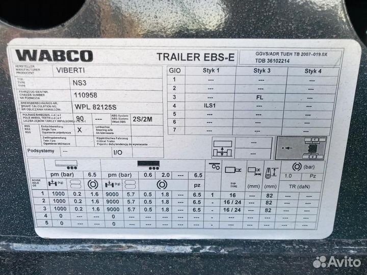 Полуприцеп шторно-бортовой WIELTON NS 3 KB М4, 2023