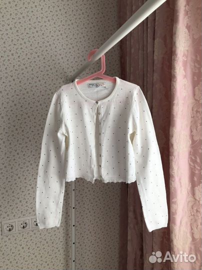 Короткая кофта для девочки