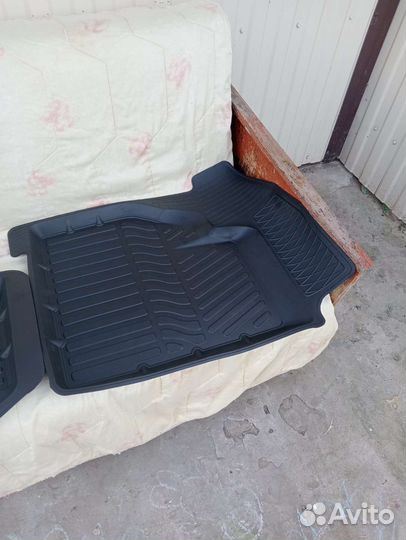 Автомобильные коврики резиновые приора