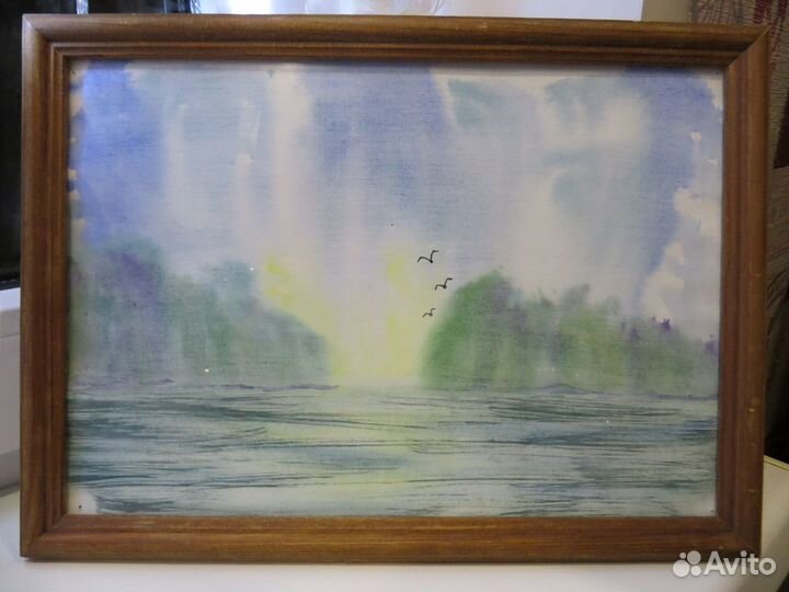 Картина акварель