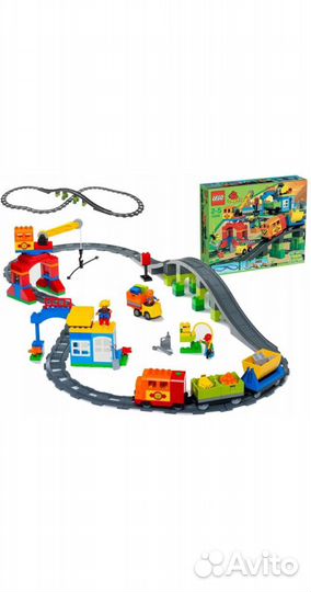 Большой поезд Lego duplo
