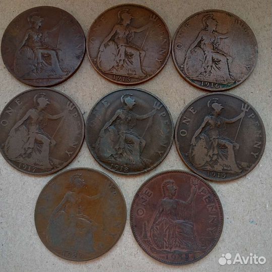 Монеты старая Европа 19 - начало 20 века