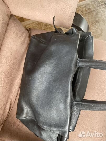 Сумка натуральная кожа massimo dutti