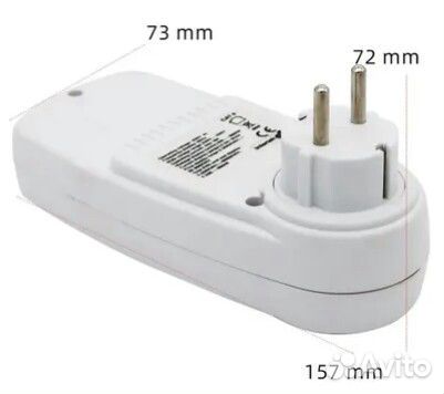 Ваттметр бытовой цифровой в розетку (новый)