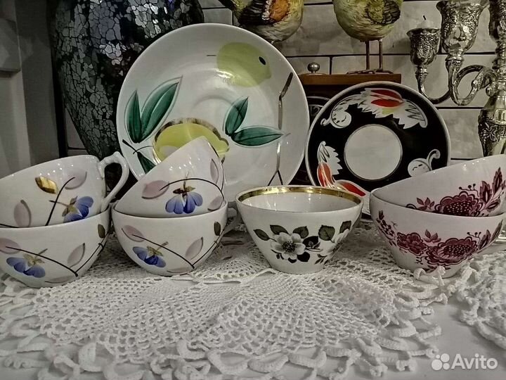 Чайные чашки, блюдца Оскар