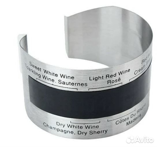 Термометр браслет для вина и напитков