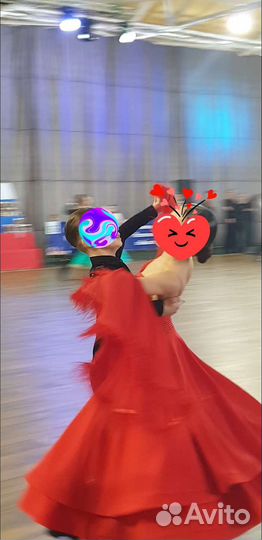 Платье на стандарт Ю1 для девочки (бальные танцы)