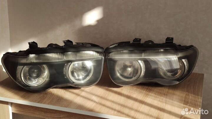Фары на BMW E65 дорест