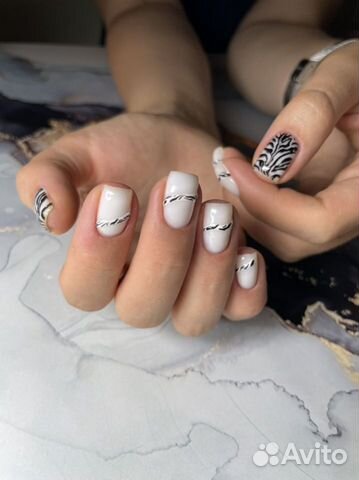 Маникюр с покрытием шеллак гель лак