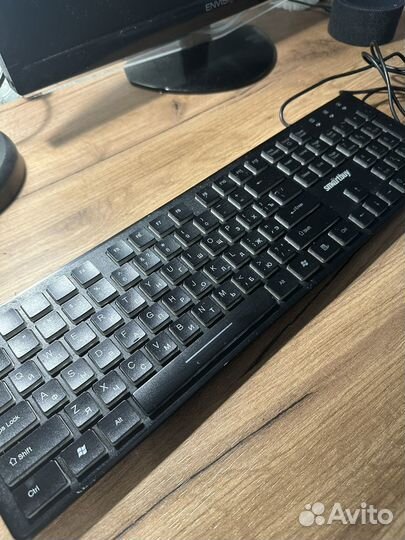 Клавиатура проводная с подсветкой smarbuy