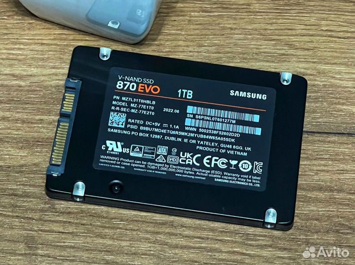 SSD 1TB Samsung 870 EVO