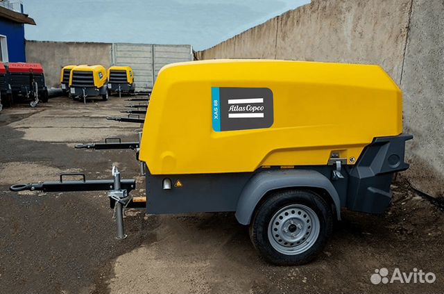 Передвижной компрессор Atlas Copco XAS 88