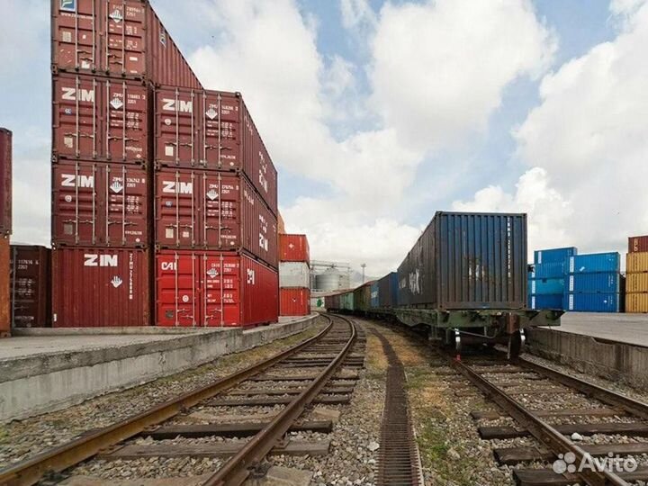 Жд перевозки, контейнерные перевозки, 20-40 футов