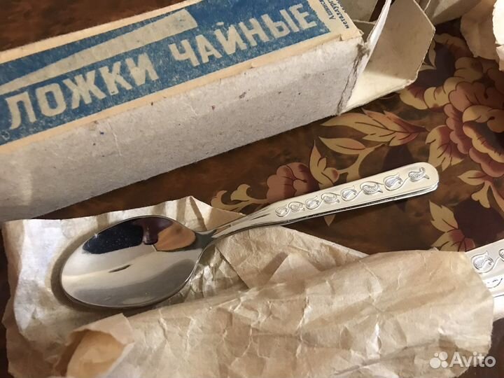 Наборы новых чайных ложек СССР
