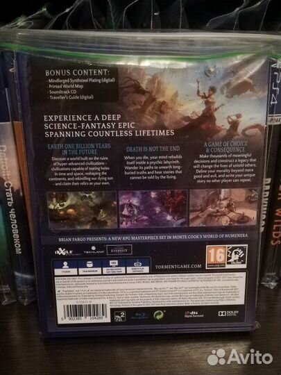 Torment: Tides of Numenera PS4