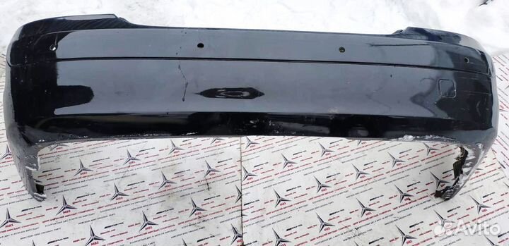 Бампер задний черный W221 Mercedes