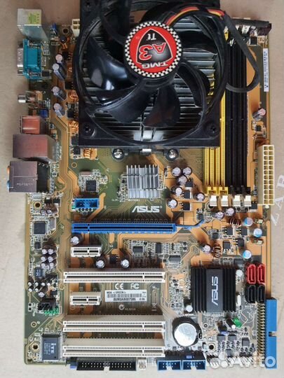 Материнская плата Asus с процессором amd Athlon 4x