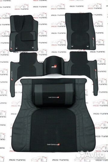 Коврики салон+багажник+органайзер Land Cruiser 300