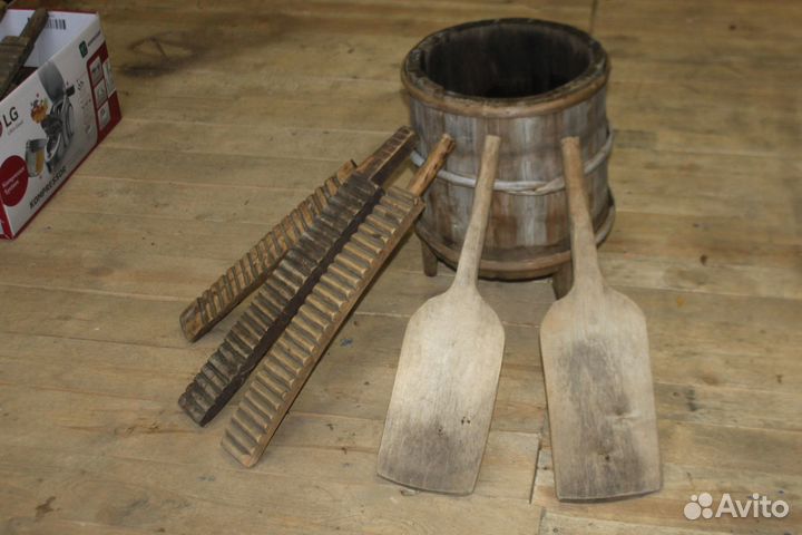 Деревянные рубели для глажки ретро интерьер