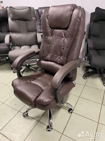 Компьютерное игровое кресло геймерское с массажем