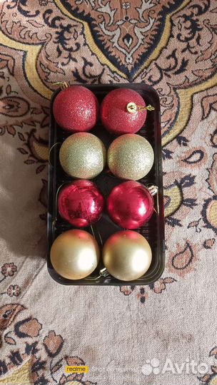 Елочные шары пластик