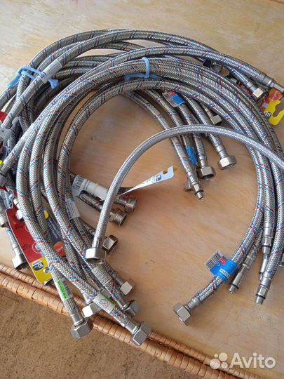 Подводы для воды новые и шланг для стиралки