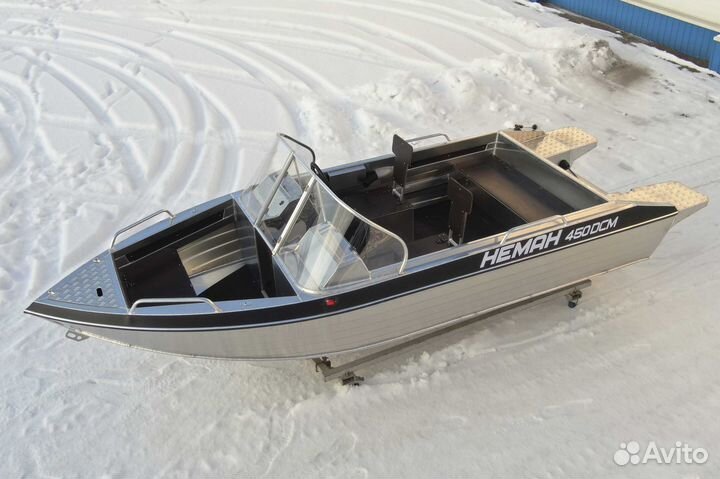Новая лодка Неман 450 DCM алюминиевая в наличии