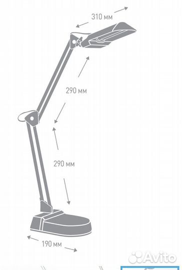 Лампа настольная camelion