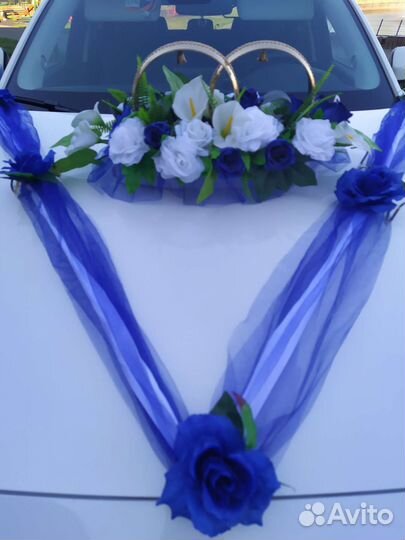 Свадебное украшение для авто