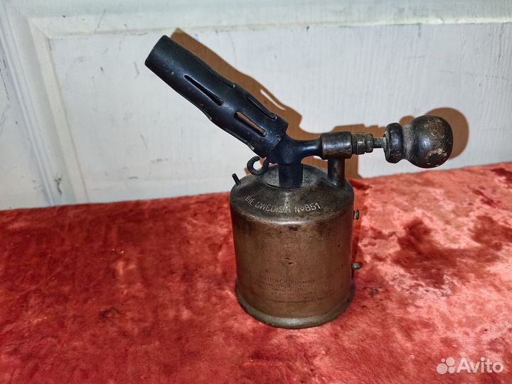 Старинный примус Швеция до 1917 года