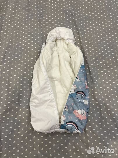 Конверт кокон на выписку