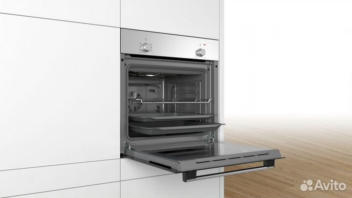 Электрический духовой шкаф Bosch HBF010BR1S серебр