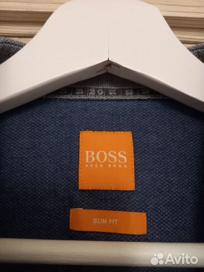 Рубашка мужская hugo boss (оригинал)р.М