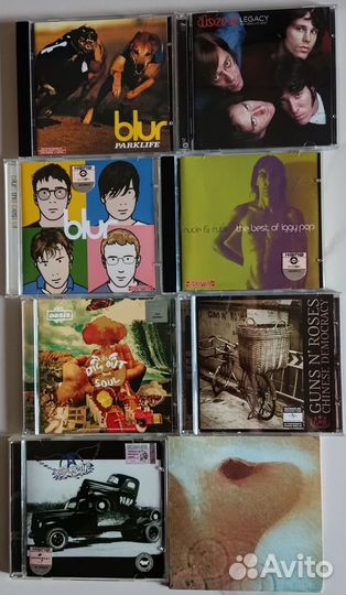 Музыка на CD, рок, 8 альбомов