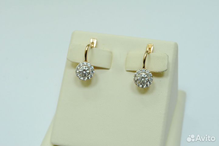 Золотые серьги