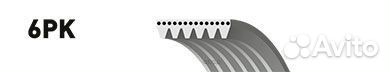 Ремень поликлиновый 6PK1715 Gates