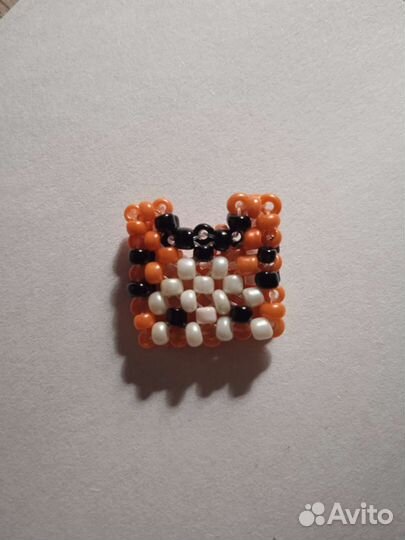 Фигурка тигра из бисера