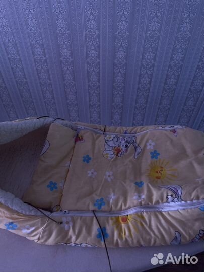 Теплый конверт в коляску