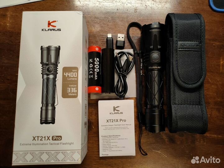 Тактический фонарь Klarus XT21X Pro