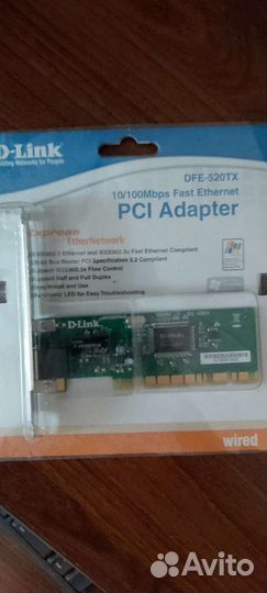 Сетевая карта d-link pci adapter