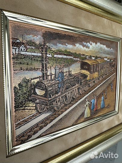 Продам картину гравюру ручной работы