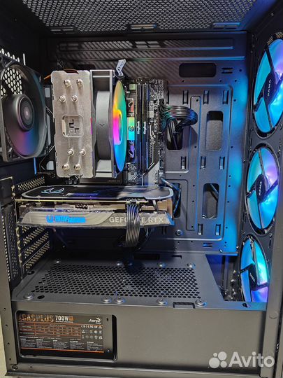 Игровой компьютер rtx 4070 / ryzen 7500f / b650