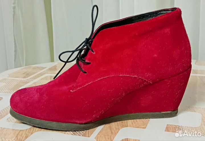 Ботильоны натуральная замша 40