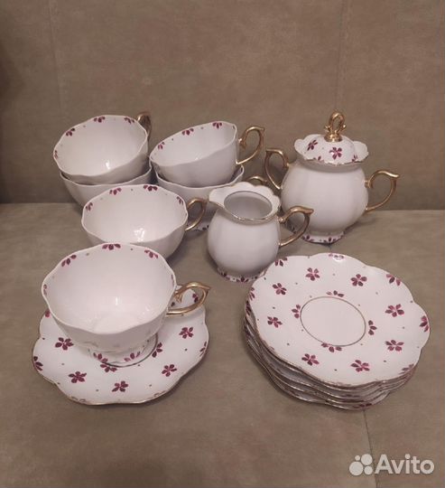 Сервиз чайный. Dobrush. Беларусь. Новый