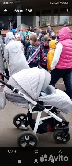 Детские коляски 3 в 1 adamex chantal