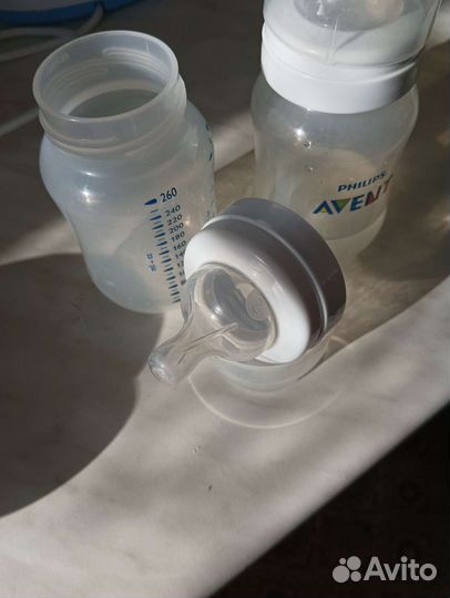 Пакет мелочей ребёнку. Комплект бутылка, соска, др