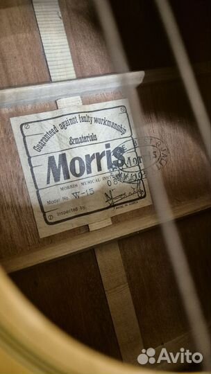 Гитара Morris w15. 80 ые Korea